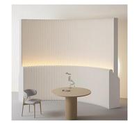Room Dividers Panels, Panel Screens Folding Room Divider Screen Partition With Led Light Strip Length Retractable Flexible Room Separator, Wall Partition For Home Office,White-200~300Cmx160Cm