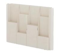 Room Dividers Portable Modern Room Divider, Lightweight Room Partition And Paper Room Separator With Storage Shelf, For Studio Home Leisure Area,White-5X1.6M/16.4X5.24Ft,White-5X1.6M/16.4X5.24Ft