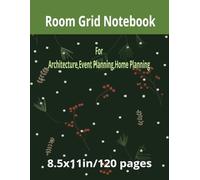Room Grid Notebook: 8.5x11in/120 pages/for Architecture, Event Planning, Home Planning