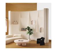 Room Partition Retractable Paper Room Divider For Home Studio Office, Folding Paper Privacy Screen Partition Wall,Indoor Room Divider Freestanding Display Rack,White-2.4X,White-2.4X4M/7.87X13.12Ft