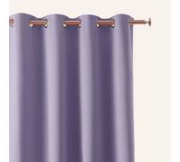 ROOM99 Cortina con Ojales Plateados Aura 140 x 280 cm Ancho x Alto Cortinas correderas Moderna Cortina Moderna para salón Dormitorio Lila 1 Unidad