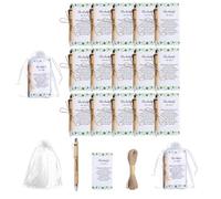 ROOMHUAWAY 15 juegos de bolígrafos de la suerte, amuleto de la suerte como regalo de despedida colegas/estudiantes, regalo educador, amuleto de la suerte, pequeños regalos para mujeres, tú creas