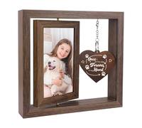 ROOMHUAWAY Marco de fotos para perro, regalos conmemorativos para perros, kit de huellas de mascotas, regalos conmemorativos para mascotas, dejaste huellas en nuestros corazones para siempre, regalo