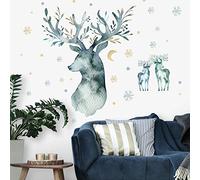 RoomMates - Adhesivo Decorativo para Pared, diseño de Ciervo Acuarela