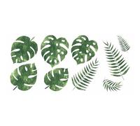 RoomMates - Adhesivo Decorativo para Pared, Tela, Verde, 4 Hojas, 22,86 x 17,38 cm