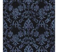 RoomMates Blooming Damask - Papel tapiz adhesivo negro