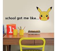 RoomMates Calcomanías de pared de Pokemon Pikachu
