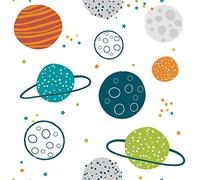 RoomMates Colorful Planets - Papel pintado autoadhesivo