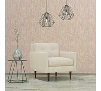 RoomMates RMK11571WP Papel tapiz decorativo de color rosa y gris pardo