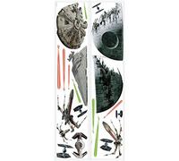 RoomMates RMK3012SCS - Pegatinas de Pared, diseño Star Wars Naves clásicas