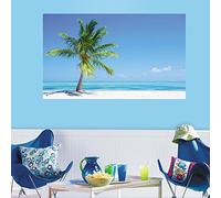 RoomMates rmk3438psm diseño ILE paradisíaca reposicionable Vinilo Adhesivo 46 x 7,94 x 7,94 cm, Multicolor