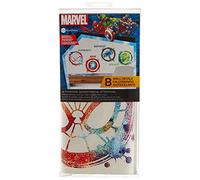 RoomMates RMK3583SCS Marvel Icons - Calcomanías para pared, multicolor, rojo, verde, azul, 8,89 x 3,175 x 20,32 cm