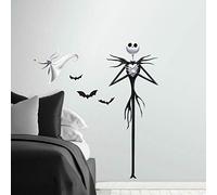 RoomMates RMK3765GM The Nightmare Before Christmas Jack Peel and Stick Calcomanías de Pared Gigantes, Negro, Morado, Blanco, 1 Hoja de 92,7 x 43,8 cm