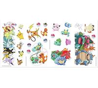 RoomMates RMK4150SCS Calcomanías de pared de personajes favoritos de Pokémon