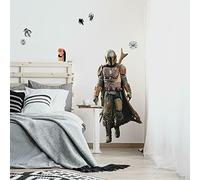 RoomMates RMK4457GM Redstring-Vinilos Decorativos de Pared Licencia Star Wars El Mandaloriano Cazarrecompensas, Multicolor