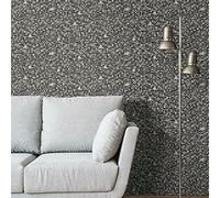 ROOMMATES RMK9105WP Papel Pintado Adhesivo Círculos Negras-All Over Circles Black