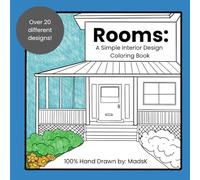 Rooms: A Simple Interior Design Coloring Book