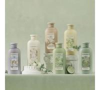 roopy - Fougere Fragrance Moisture Body Wash - 6 Flavors Cloudy Milk - 360g