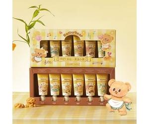 roopy - Musical Series Fougere Plant Essential Oil Hand Cream Gift Set Butter Bear Limited Edition (6pcs) Gift Set (12g x 6pcs)