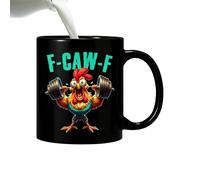 Rooster Coffee Mug, Funny Animal Themed, 11oz Ceramic Farm Mug with Durable Build, Holiday Drinkware Accessory, Kitchen Tableware with Charming Design, Home Gift for Women Men