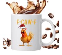 Rooster Coffee Mugs,350ML Ergonomic Handle Animal Themed Ceramic | Cute Chicken Coffee Mug - For Fall, Autumn, Halloween, Thanksgiving, Christmas, Birthday, Party, Home, Kitchen, Coworkers, Animal