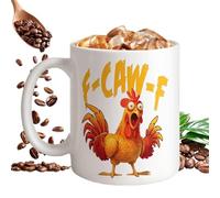 Rooster Coffee Mugs | 9.5 X 8 Cm Cartoon Rooster Print Milk Drinking Cup,350ML Comfortable Ceramic Decorative Coffee Mugs - For Child, Friend, Mom, Holiday Party, Farmhouse