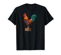 Rooster Country Decor Chicken Gallo Hahn Camiseta