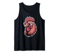 Rooster in Sunglasses, Cool Rooster Lovers Camiseta sin Mangas