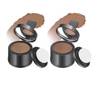 Root Cover Up, 2 piezas de polvo para retocar raíces a prueba de viento y sudor en polvo para mujeres y Wen natural a prueba de manchas corrector de pérdida de cabello para adelgazar, café café cla