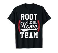 Root for The Home Team Baseball Game Day Funny Baseball Mom Camiseta