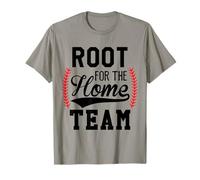 Root for The Home Team Baseball Mom Funny Baseball Game Day Camiseta