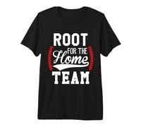 Root for The Home Team Baseball Mom Women Baseball Cheer Fan Camiseta Premium