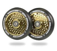 Root Honeycore - Ruedas para patinete unisex (110 mm), color dorado