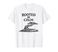 Rooted in Calm Camisa Divertida de jardinería Zen Camiseta