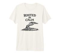 Rooted in Calm Camisa Divertida de jardinería Zen Camiseta Premium