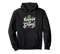 Rooted in Chaos Funny Cactus Gardener Graphic Sudadera con Capucha