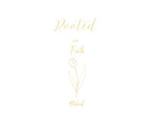 Rooted in Faith: Christian Paperback Journal in Elegant White - Bible Verse Notebook and Spiritual Gift for Him or Her