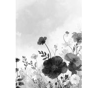 Rooted In Resilience: An Anemone & Wildflower Guided Journal for Self-Reflection, Mood Tracking, and Personal Growth | Large 8.5" x 11" Hardcover