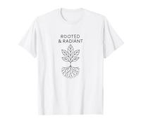 Rooted & Radiant - Naturaleza y Energía Motivo Camiseta