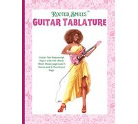 Rooted Smiles: Guitar Tablature Manuscript Paper with 100 Blank Sheet Music pages and 5 Staves and 6 Chords per Page