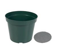 RooTrimmer 40 Pack 4 Inch Plastic Nursery Pots with Mesh Pad, Thick Sturdy Plastic Plant Pots with Drainage Holes Indoor/Ourdoor Flower Planter Pots, Green