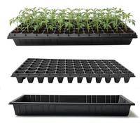 RooTrimmer Paquete de 10 bandejas de Inicio de Semillas 1020 y 10 bandejas de Enchufe de 72 Celdas, Bandeja de plástico Grueso y Duradero para germinación de bandejas TD538 1020 (10 Juegos)