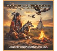 Roots of America. A coloring book for children. 50 beautiful pictures to color in.: Discover a world that breathed the rhythm of the earth.