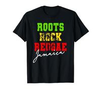 Roots Rock Reggae Jamaica Ropa de vacaciones Camiseta