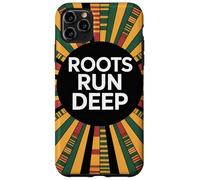 Roots Run Deep, diseño Retro del Orgullo Africano Carcasa para iPhone 11 Pro MAX