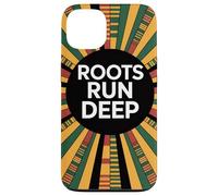 Roots Run Deep, diseño Retro del Orgullo Africano Carcasa para iPhone 13