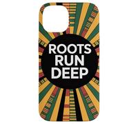 Roots Run Deep, diseño Retro del Orgullo Africano Carcasa para iPhone 14