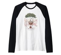 Roots Run Rítmico Djembe Camiseta Manga Raglan