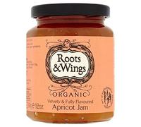 Roots & Wings Orgánico De Albaricoque Mermelada De 340g (Paquete de 2)