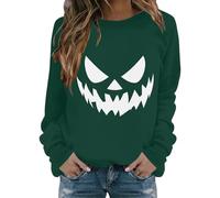 Ropa americana para hombre lindo gráfico cuello redondo sudadera de manga larga de gran tamaño tops 2025 sudadera niño, Negro Verde, M